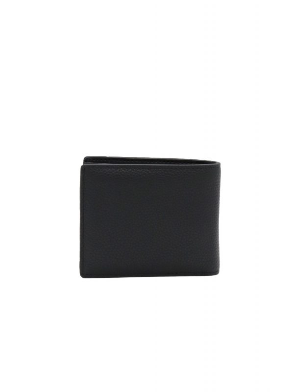 KARL LAGERFELD ΠΟΡΤΟΦΟΛΙ K/ESSENTIAL BIFOLD WALLET ΜΑΥΡΟ