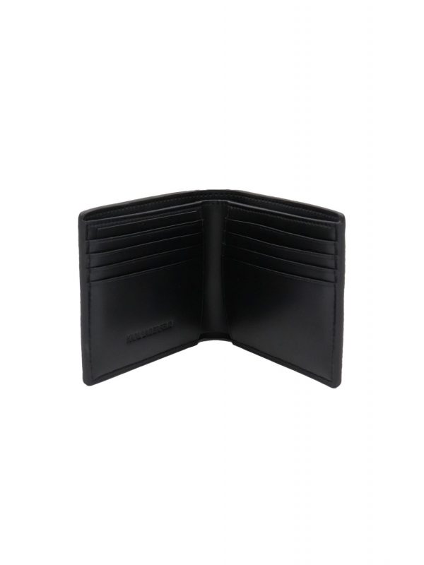 KARL LAGERFELD ΠΟΡΤΟΦΟΛΙ K/ESSENTIAL BIFOLD WALLET ΜΑΥΡΟ