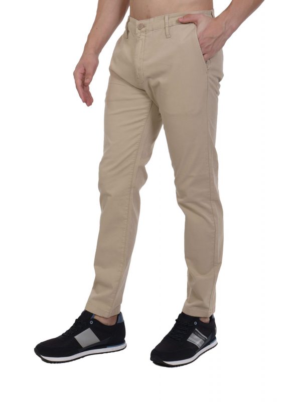 GUESS JEANS ΠΑΝΤΕΛΟΝΙ CHINO SLIM FIT ΜΠΕΖ