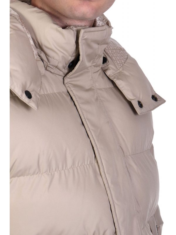 BOSS ΜΠΟΥΦΑΝ PUFFER ΑΠΟΣΠΩΜΕΝΗ ΚΟΥΚΟΥΛΑ H-COMBINIAN3 ΜΠΕΖ