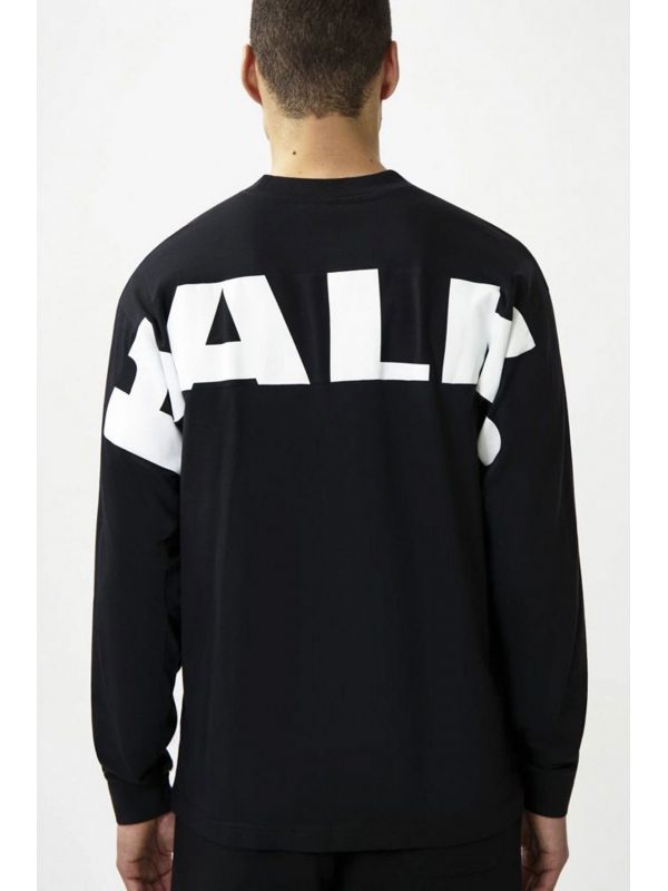 BALR. Game Day Box Fit Long Sleeve L 新品 BALR. T-SHIRT GAME DAY BOX FIT LONG SLEEVE LOGO ΜΑΥΡΟ - B1111.1058