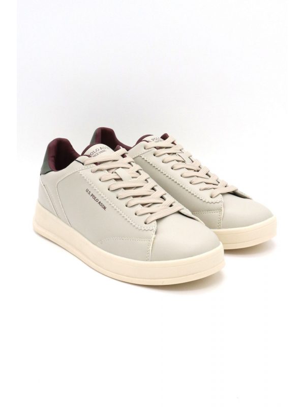 U.S POLO ASSN ΠΑΠΟΥΤΣΙΑ SNEAKERS CAMPY002 LOGO ΓΚΡΙ 