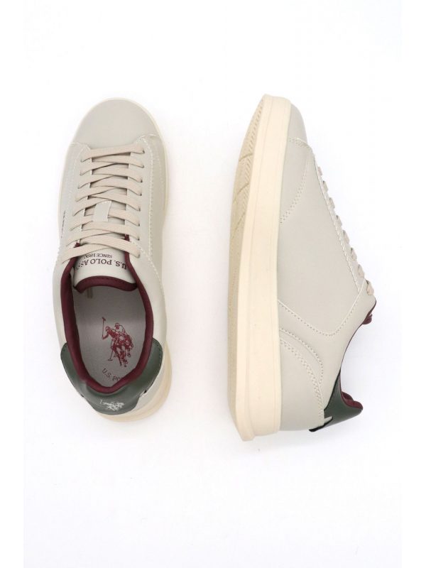 U.S POLO ASSN ΠΑΠΟΥΤΣΙΑ SNEAKERS CAMPY002 LOGO ΓΚΡΙ 