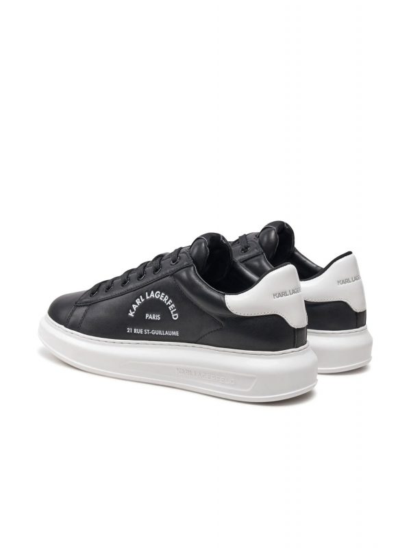 KARL LAGERFELD ΠΑΠΟΥΤΣΙΑ SNEAKERS KAPRI MENS MAISON KARL LACE ΜΑΥΡΟ-ΛΕΥΚΟ