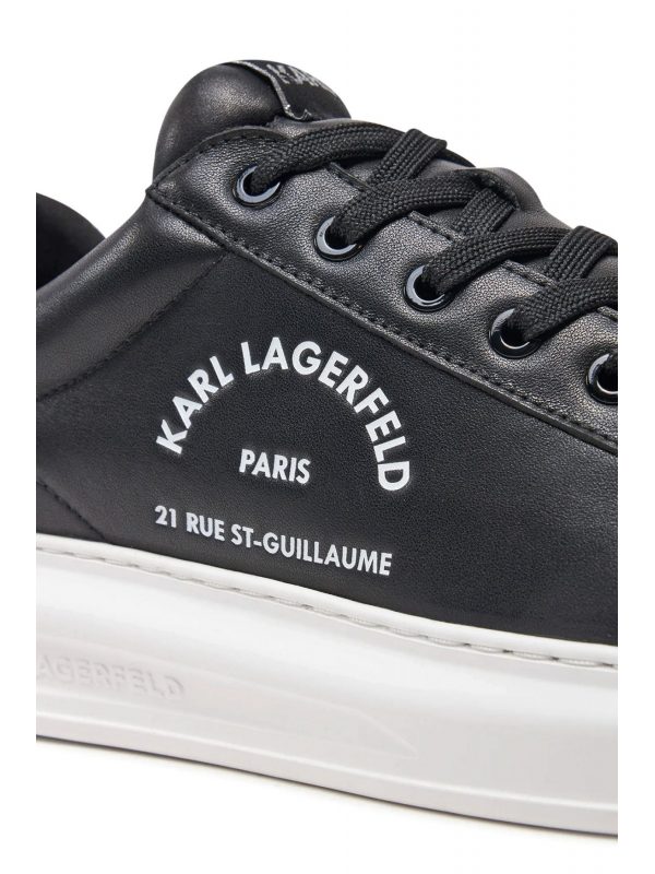 KARL LAGERFELD ΠΑΠΟΥΤΣΙΑ SNEAKERS KAPRI MENS MAISON KARL LACE ΜΑΥΡΟ-ΛΕΥΚΟ