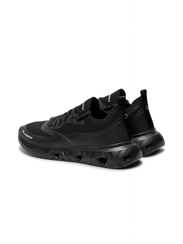 KARL LAGERFELD ΠΑΠΟΥΤΣΙΑ SNEAKERS Κ/KITE RUN KNIT SOCK ΜΑΥΡΟ