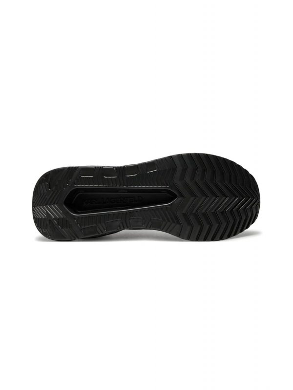 KARL LAGERFELD ΠΑΠΟΥΤΣΙΑ SNEAKERS Κ/KITE RUN KNIT SOCK ΜΑΥΡΟ