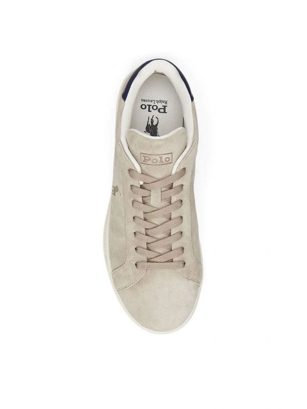 RALPH LAUREN ΠΑΠΟΥΤΣΙΑ SNEAKERS HRT-CRT-SK-LTL ΜΠΕΖ-ΜΠΛΕ