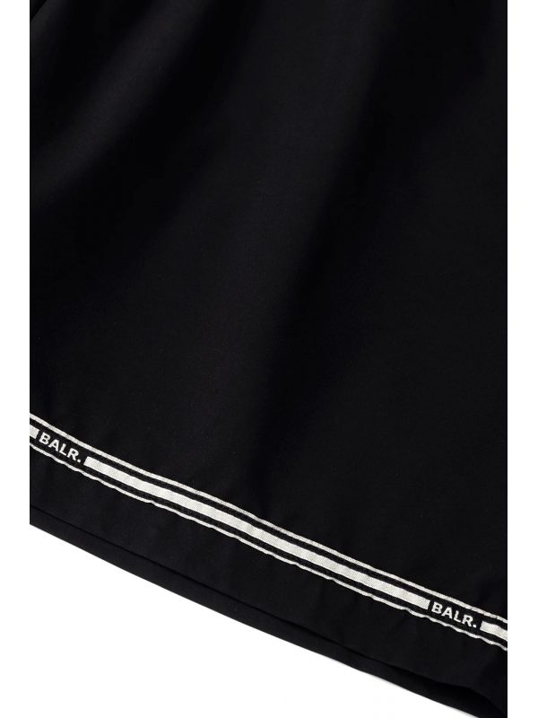 BALR. ΜΑΓΙΩ TAPE SWIMSHORTS LOGO ΜΑΥΡΟ