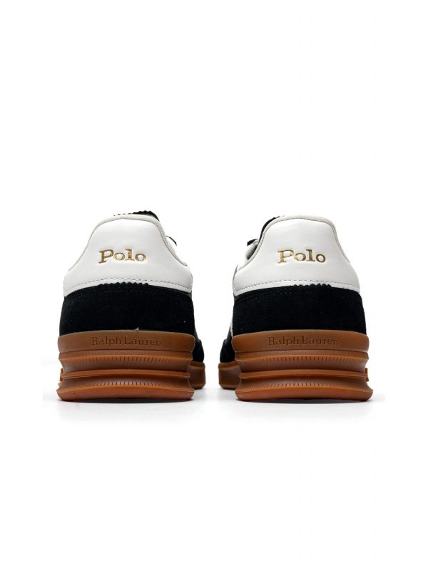 RALPH LAUREN ΠΑΠΟΥΤΣΙΑ SNEAKERS HRT AERA PP-SK-LTL ΜΑΥΡΟ-ΛΕΥΚΟ