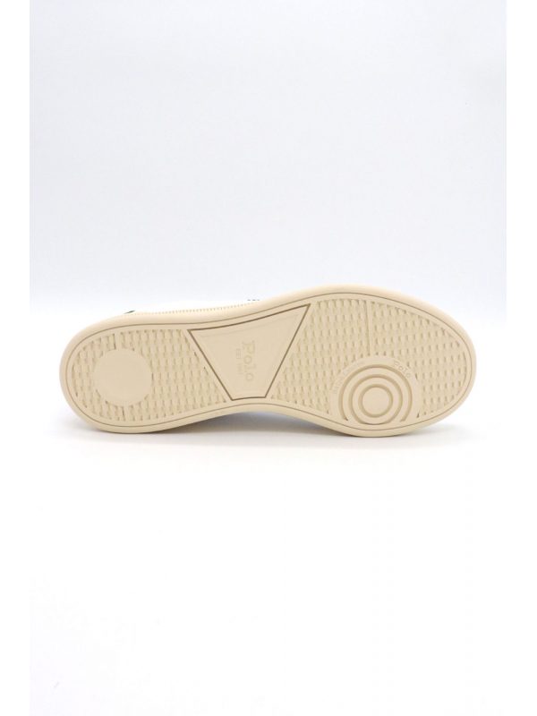 RALPH LAUREN ΠΑΠΟΥΤΣΙΑ SNEAKERS HRT II SK-LTL ΛΕΥΚΟ-ΠΡΑΣΙΝΟ