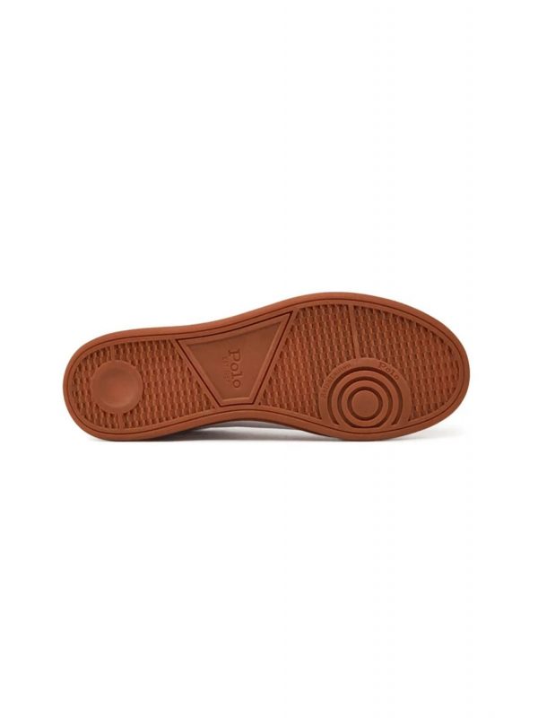 RALPH LAUREN ΠΑΠΟΥΤΣΙΑ SNEAKERS HRT-CRT-SK-LTL ΛΕΥΚΟ-ΜΠΛΕ