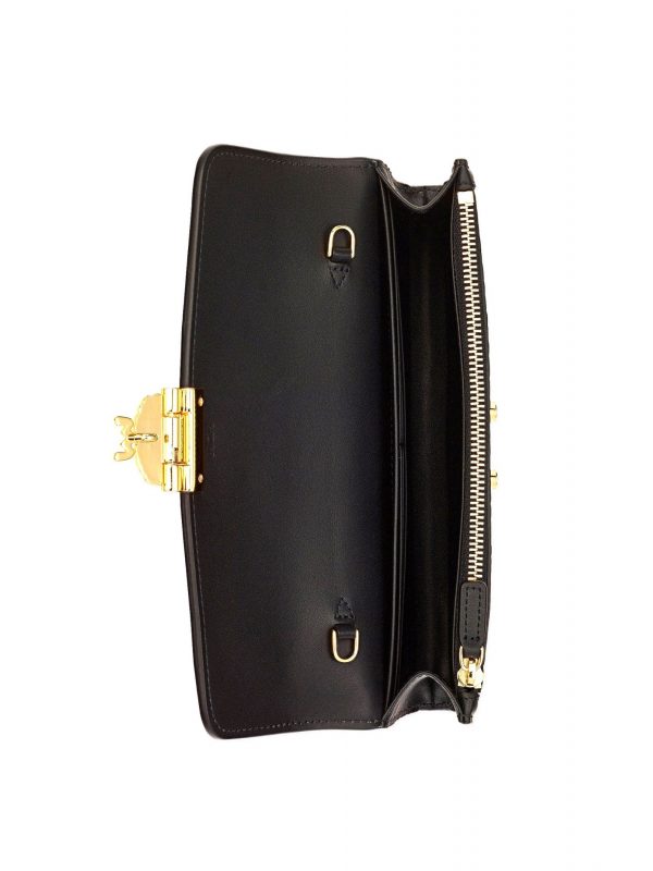 MCM ΠΟΡΤΟΦΟΛΙ ΤΣΑΝΤΑΚΙ TRACY TRIM LTH CHAIN LRG BLACK VIS ΜΑΥΡΟ