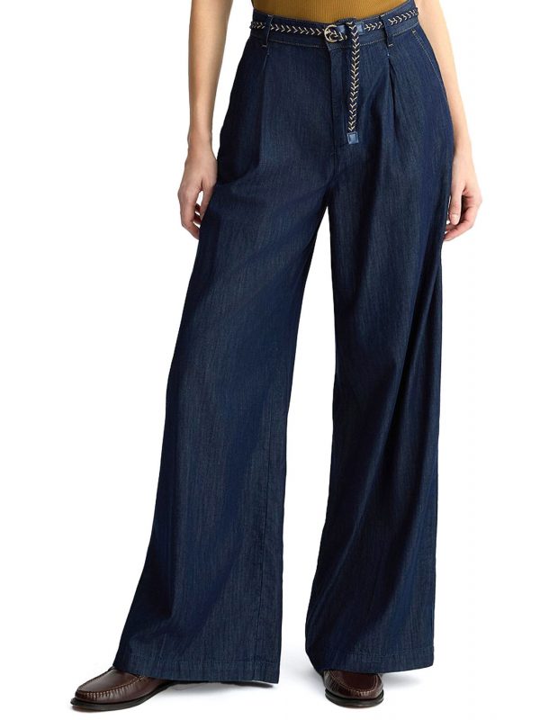 LIU-JO ΠΑΝΤΕΛΟΝΑ JEANS ΖΩΝΗ ΣΚΟΥΡΟ ΜΠΛΕ