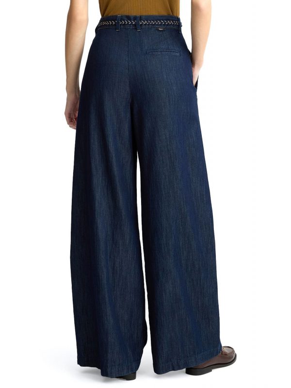 LIU-JO ΠΑΝΤΕΛΟΝΑ JEANS ΖΩΝΗ ΣΚΟΥΡΟ ΜΠΛΕ