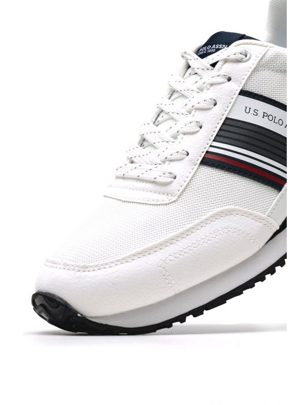 U.S.POLO ASSN ΠΑΠΟΥΤΣΙΑ SNEAKERS XIRIO009A ΛΕΥΚΟ-ΜΠΛΕ
