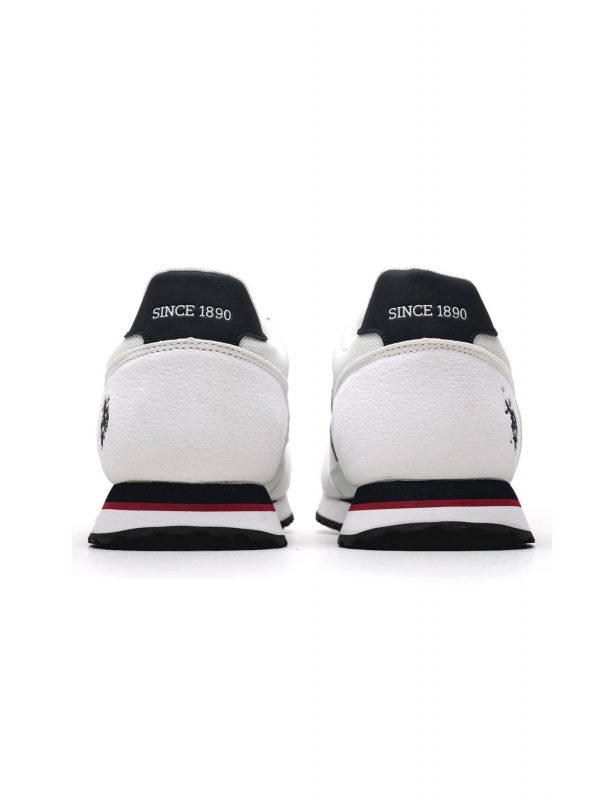 U.S.POLO ASSN ΠΑΠΟΥΤΣΙΑ SNEAKERS XIRIO009A ΛΕΥΚΟ-ΜΠΛΕ