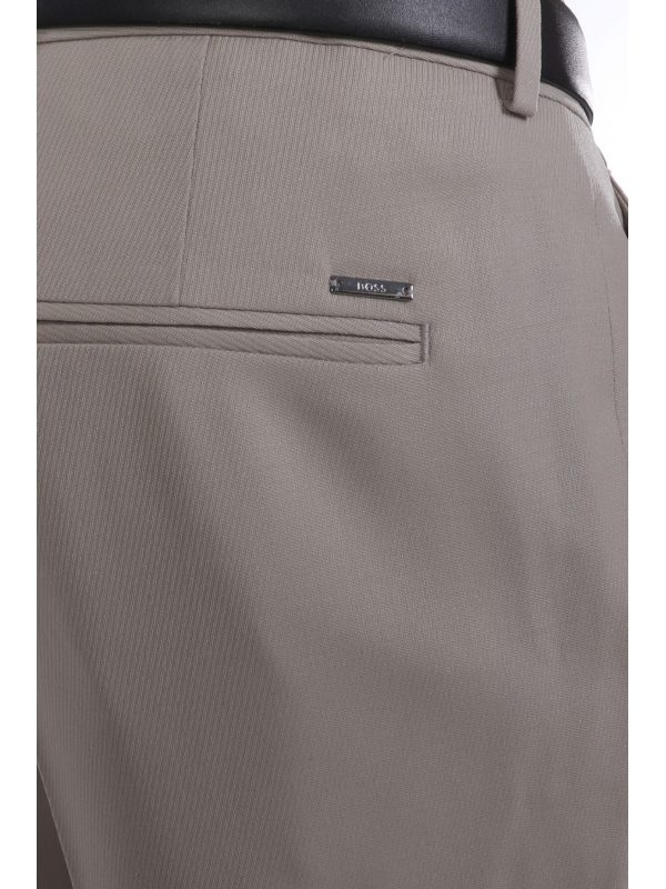 BOSS ΠΑΝΤΕΛΟΝΙ CHINO TAPERED FIT H-PERIN-WG-253 ΜΠΕΖ