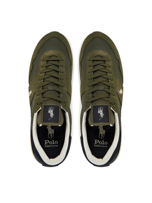 RALPH LAUREN ΠΑΠΟΥΤΣΙΑ SNEAKERS TRAIN89 PP-SKLTL ΧΑΚΙ