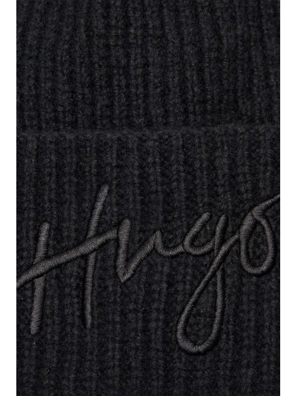 HUGO ΣΚΟΥΦΟΣ SOCIALY_HAT LOGO ΜΑΥΡΟ