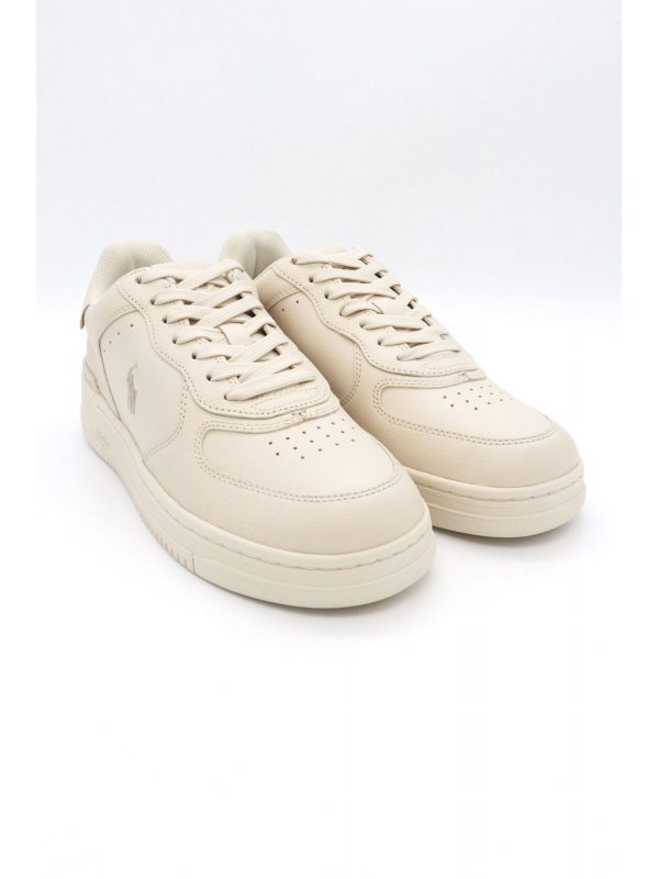 RALPH LAUREN ΠΑΠΟΥΤΣΙΑ SNEAKERS MASTERS-CRT-SK-LTL ΕΚΡΟΥ