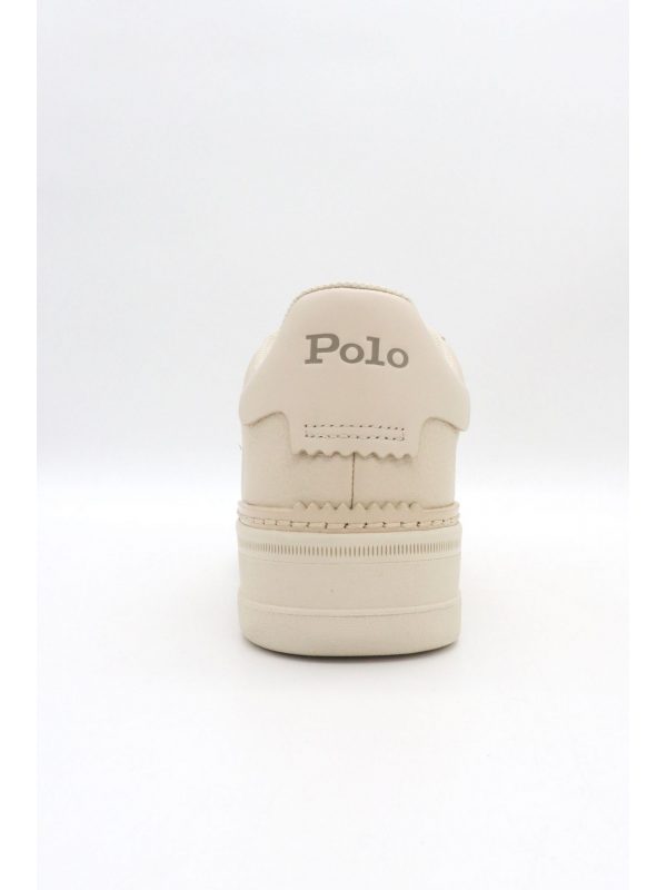 RALPH LAUREN ΠΑΠΟΥΤΣΙΑ SNEAKERS MASTERS-CRT-SK-LTL ΕΚΡΟΥ