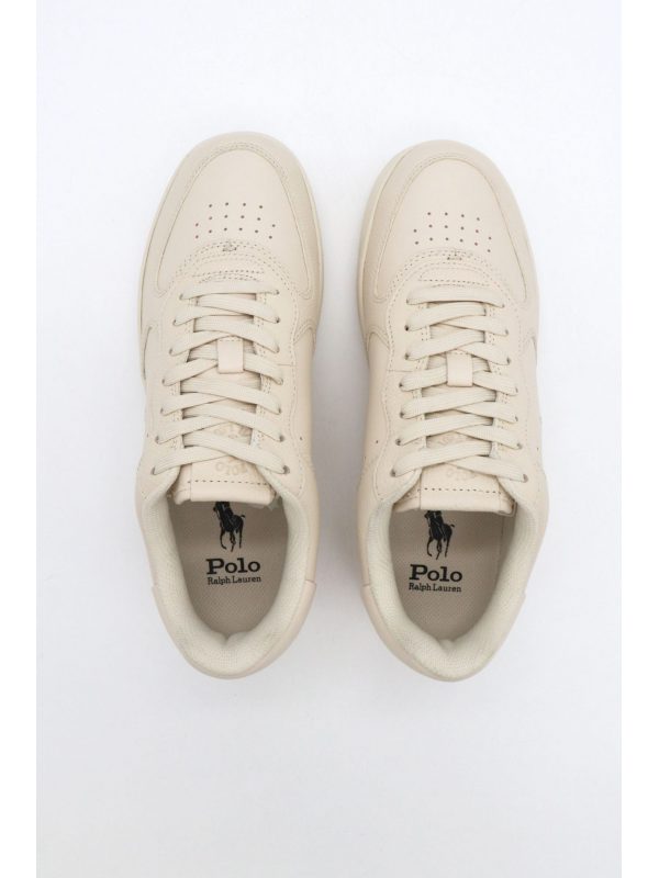 RALPH LAUREN ΠΑΠΟΥΤΣΙΑ SNEAKERS MASTERS-CRT-SK-LTL ΕΚΡΟΥ