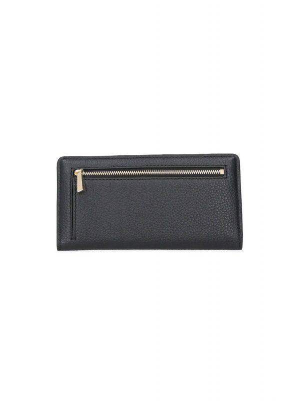 MICHAEL KORS ΠΟΡΤΟΦΟΛΙ BRYANT METAΛΛΙΚΟ LOGO MAYΡΟ
