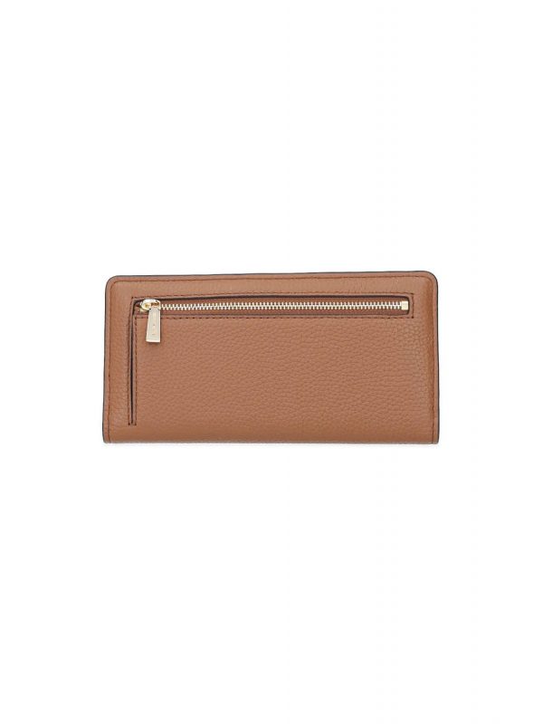 MICHAEL KORS ΠΟΡΤΟΦΟΛΙ BRYANT METAΛΛΙΚΟ LOGO ΤΑΜΠΑ
