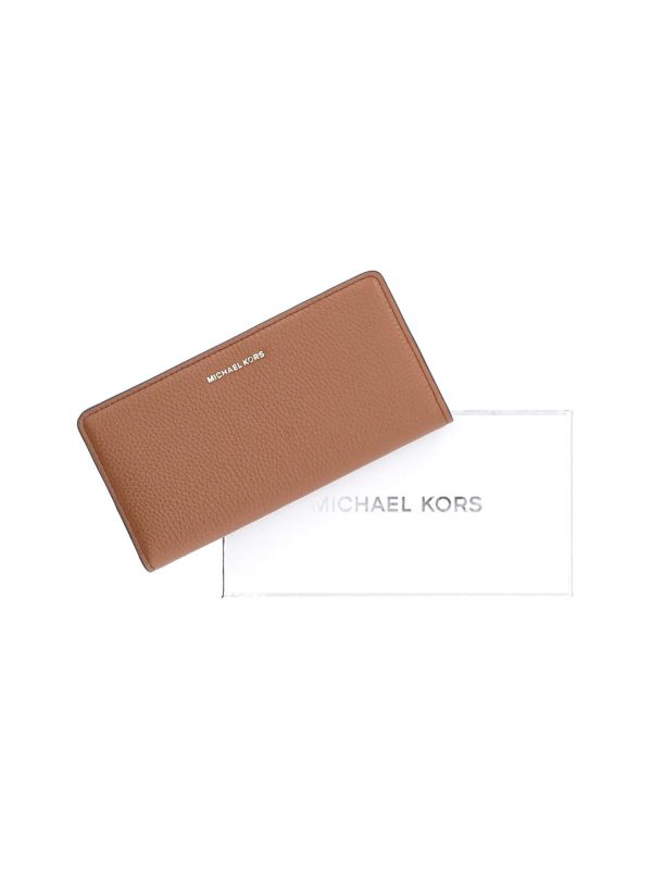 MICHAEL KORS ΠΟΡΤΟΦΟΛΙ BRYANT METAΛΛΙΚΟ LOGO ΤΑΜΠΑ