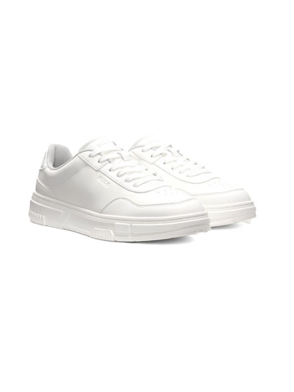 HUGO ΠΑΠΟΥΤΣΙΑ SNEAKERS YARROW_TENN_GRPU ΛΕΥΚΟ
