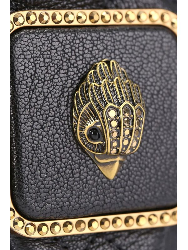 KURT GEIGER ΤΣΑΝΤΑ CROSSBODY/ΩΜΟΥ PIMLICO BAG KAΠΙΤΟΜΕ ΑΛΥΣΙΔΑ LOGO ΜΑΥΡΟ