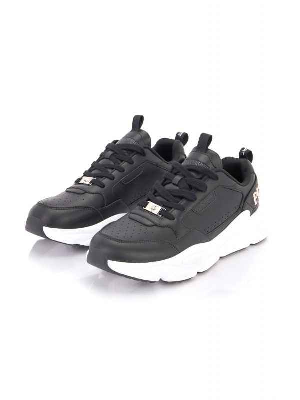 PLEIN SPORT ΠΑΠΟΥΤΣΙΑ SNEAKERS GHOST X ΜΑΥΡΟ-ΛΕΥΚΟ