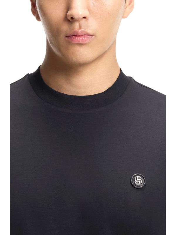 BOSS T-SHIRT C-TAUT-1 MERCERISED ΜΠΛΕ