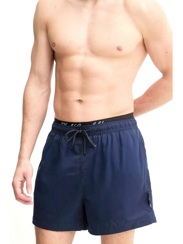 KARL LAGERFELD ΜΑΓΙΩ HOTEL KARL CREST SHORT  BOARDSHORT ΜΠΛΕ