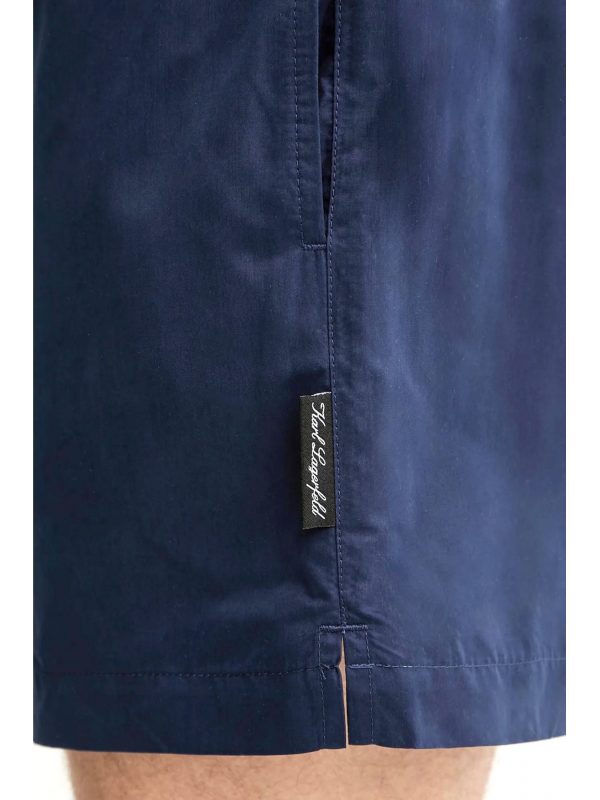 KARL LAGERFELD ΜΑΓΙΩ HOTEL KARL CREST SHORT  BOARDSHORT ΜΠΛΕ