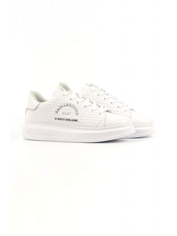 KARL LAGERFELD ΠΑΠΟΥΤΣΙΑ SNEAKERS KAPRI KL MONOGRAM LO ΛΕΥΚΟ
