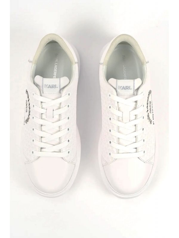 KARL LAGERFELD ΠΑΠΟΥΤΣΙΑ SNEAKERS KAPRI KL MONOGRAM LO ΛΕΥΚΟ