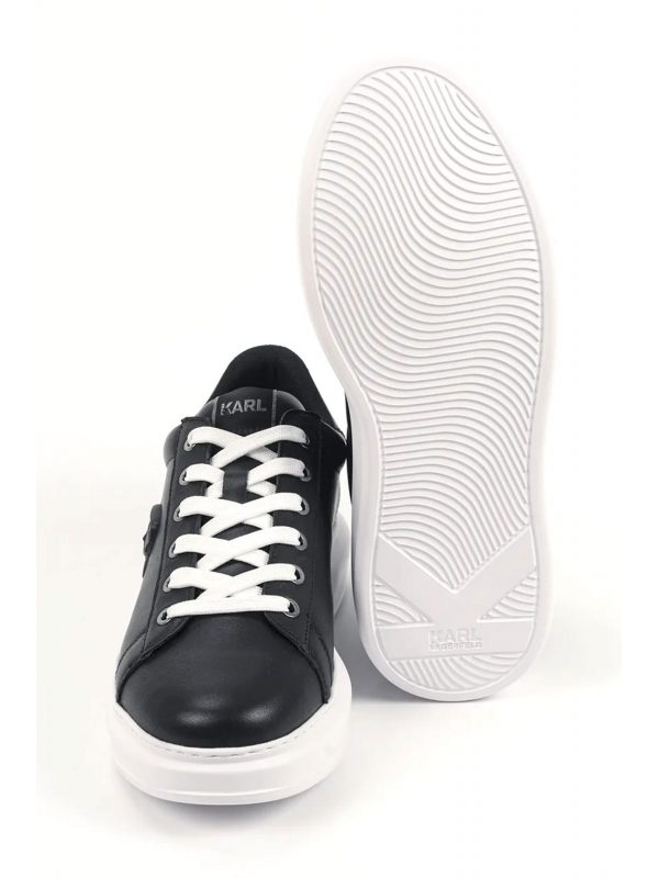 KARL LAGERFELD ΠΑΠΟΥΤΣΙΑ SNEAKERS KAPRI NFT RELIEF LO ΜΑΥΡΟ