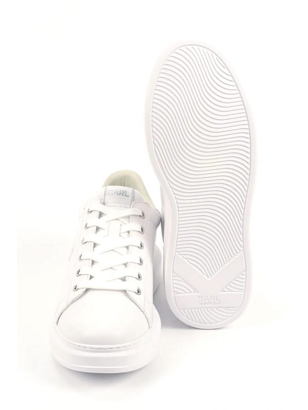 KARL LAGERFELD ΠΑΠΟΥΤΣΙΑ SNEAKERS KAPRI NFT RELIEF LO ΛΕΥΚΟ