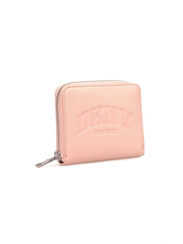 DKNY ΠΟΡΤΟΦΟΛΙ HADLEE SM ZIP AROUND LOGO ΣΟΜΟΝ