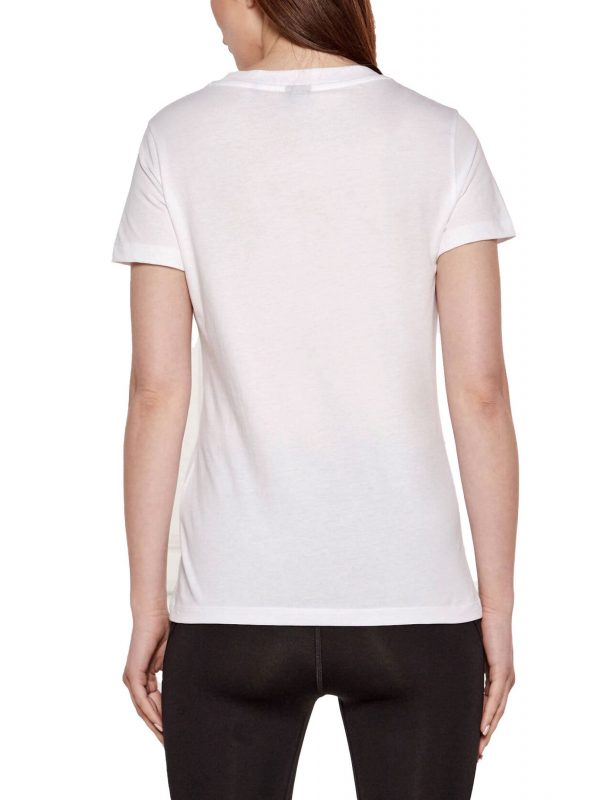 BOSS CASUAL T-SHIRT C_ESOGO_2_MA_CRYSTAL LOGO ΣΤΡΑΣ ΕΚΡΟΥ