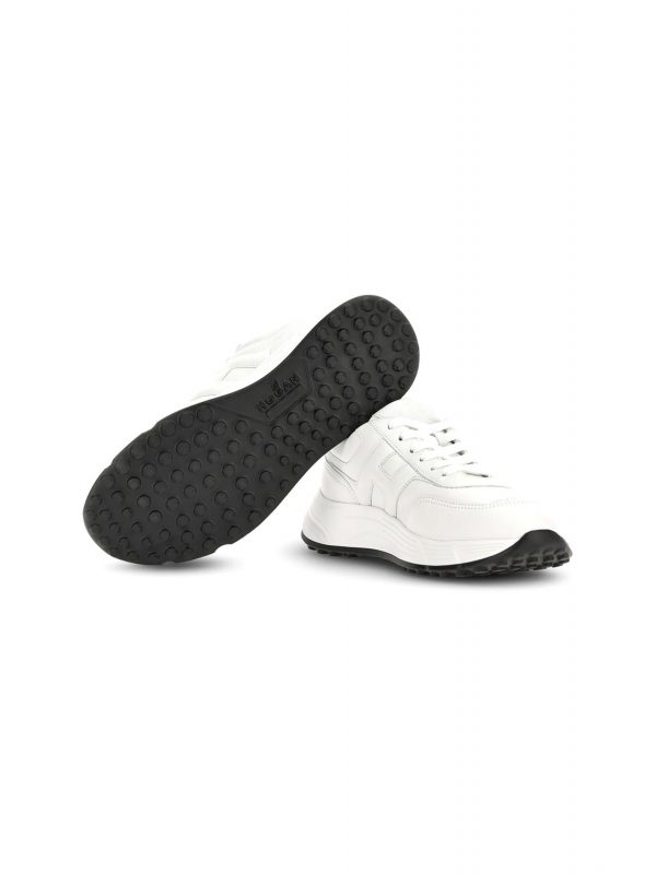 HOGAN ΠΑΠΟΥΤΣΙΑ SNEAKERS HYPERLIGHT ALLACCIATO H ΔΕΡΜΑ ΛΕΥΚΟ