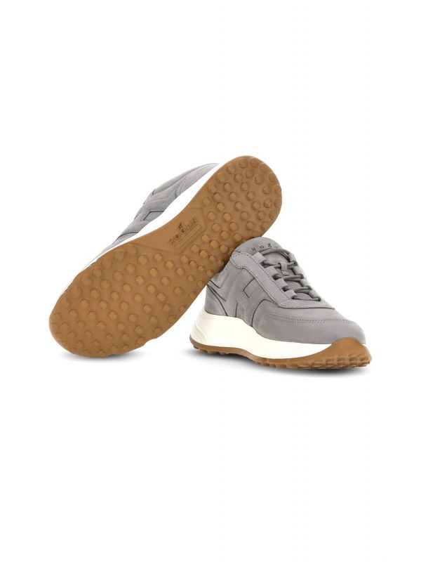 HOGAN ΠΑΠΟΥΤΣΙΑ SNEAKERS HYPERLIGHT SLIP ON H ΓΚΡΙ