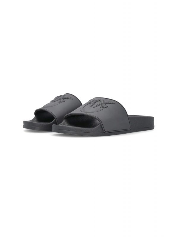 PINKO ΠΑΝΤΟΦΛΕΣ DILLY 01 - SLIPPER RUBBERIZED ΜΑΥΡΟ