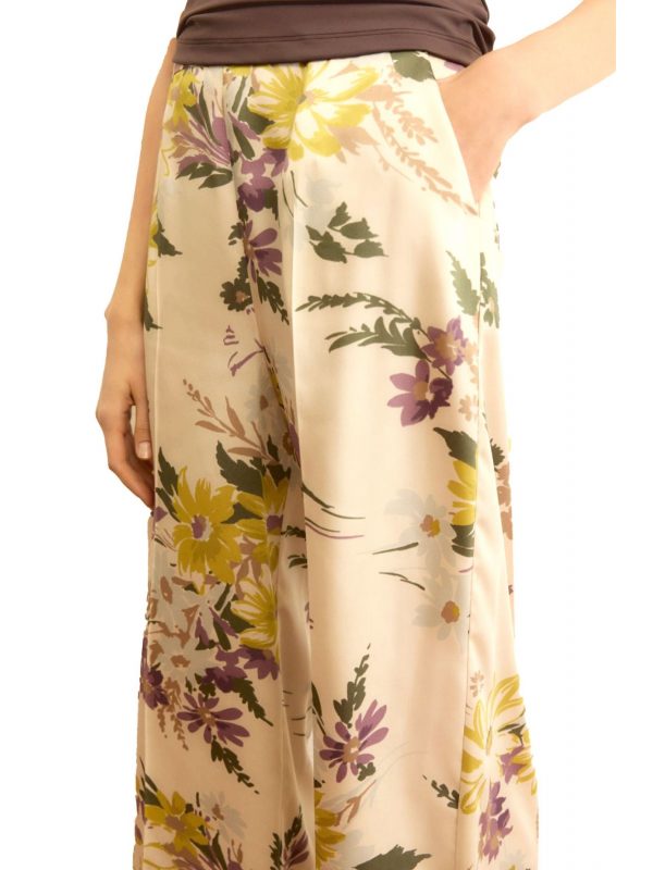 MARELLA EMME ΠΑΝΤΕΛΟΝΑ EMMALBERO FLORAL ΤΣΕΠΕΣ ΕΚΡΟΥ