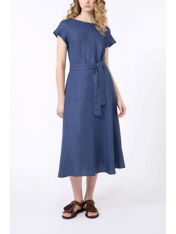 MAX MARA WEEKEND ΦΟΡΕΜΑ MIDI WKDESORDIO ΜΠΛΕ