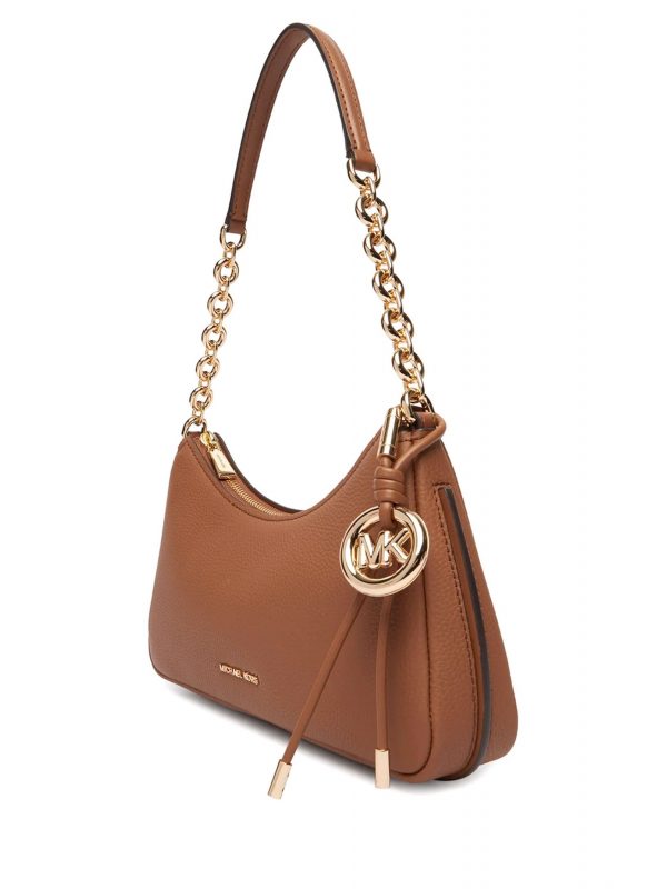 MICHAEL KORS ΤΣΑΝΤΑΚΙ ΩΜΟΥ NOLITA METAΛΛΙΚΟ LOGO ΤΑΜΠΑ