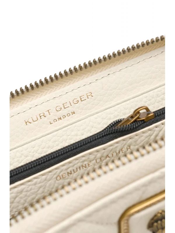 KURT GEIGER ΠΟΡΤΟΦΟΛΙ PIMLICO ZIP AROUND W ΚΑΠΙΤΟΝΕ LOGO ΜΠΕΖ