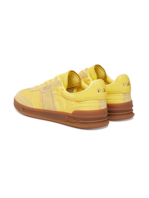 RALPH LAUREN  ΠΑΠΟΥΤΣΙΑ SNEAKERS HTR-AERA-SK-LTL-ΚΙΤΡΙΝΟ
